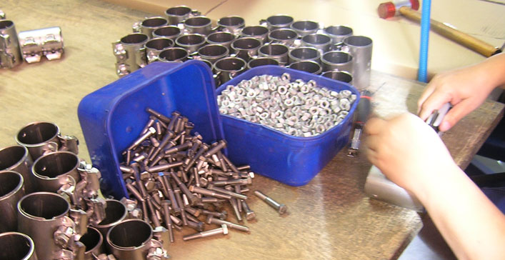 Assemblage pour l'industrie
